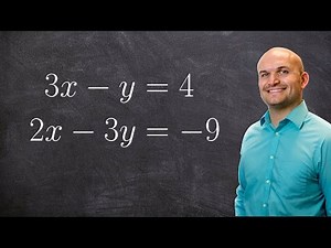 Solving a system of equations by substitution