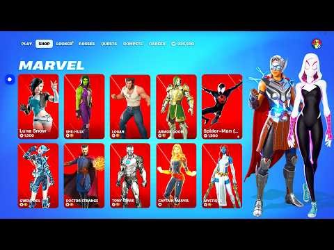 Every MARVEL Series Skins in Fortnite (2018 - 2026)