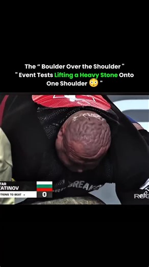 x on Instagram: "" Boulder Over The Shoulder " event tests lifting a heavy stone onto one strong shoulder. Given to Odd Haugen on his fifty eighth birthday with his name carved in, this stone became one of the hardest events in 2018. The surface is smooth from centuries of wear, making it extremely hard to grip or lift. Athletes must use total body strength, combining legs, back, core, and arms to raise it. Proper techniques and balance are essential to keep the stone from slipping. The task is 