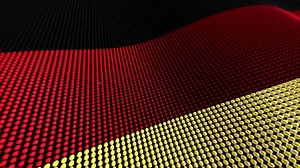 Motion particle flag loop germany Free Stock Video Footage