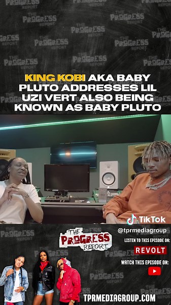 Future’s oldest son #KingKobi AKA #BabyPluto addresses #LilUziVert also being known as Baby Pluto during a new sit down with #LalaaShepard & #TheProgressReport 😤 #TheProgressReport #TPRMediaGroup #Future