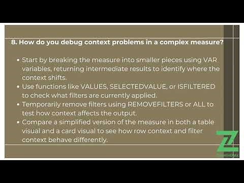 Advanced DAX and Optimization