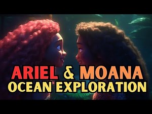 🌊 Moana and Ariel: The Underwater Adventure - A Magical Mermaid Tale! 🧜‍♀️