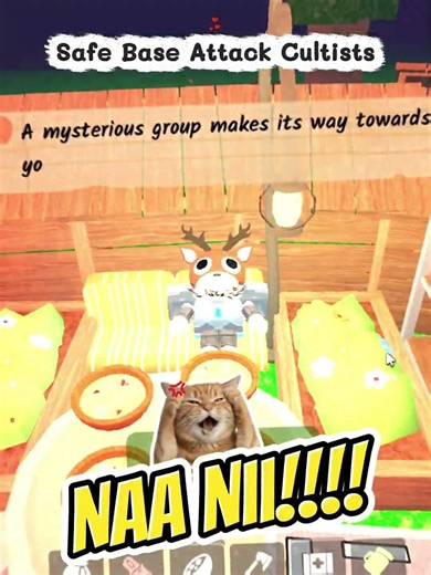 Safe Base Attack Cultists #99nights #roblox #base #allex28