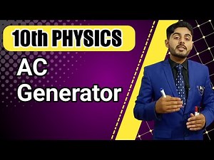 AC Generator class 10 | 10th class physics chapter 15 ac generator physics wallah sabaq urdu hindi