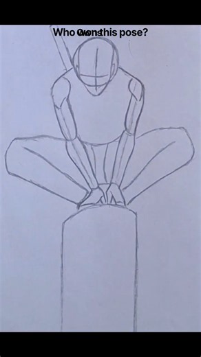 who owns this pose ?/part2 #art #anime #drawing