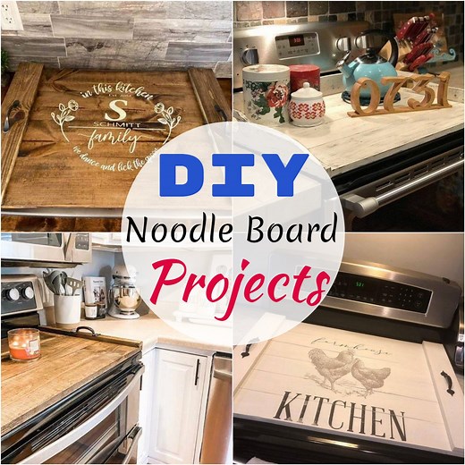 24 DIY Noodle Board Projects To Cover Your Stoves - DIYnCrafty