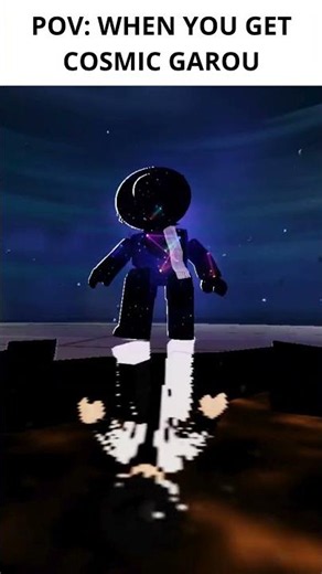POV: YOU JUST UNLOCKED COSMIC GAROU #Roblox #anime #shorts