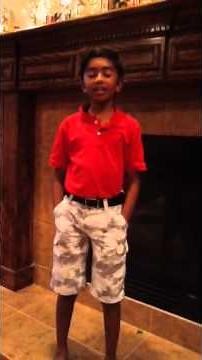 5th Grade Class Representative Speech