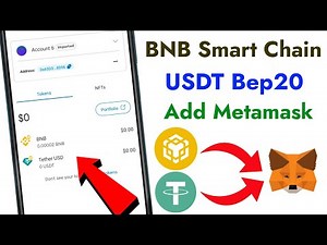 BNB Smart Chain & USDT Import Metamask ! How to add BNB network on metamask