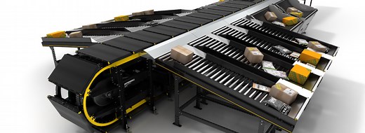 MX VS Vertical Crossbelt Sorter | Interroll Group