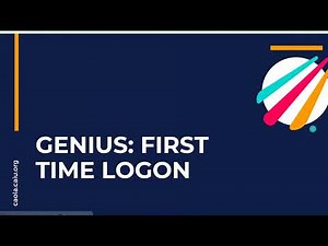 Genius First Time Login