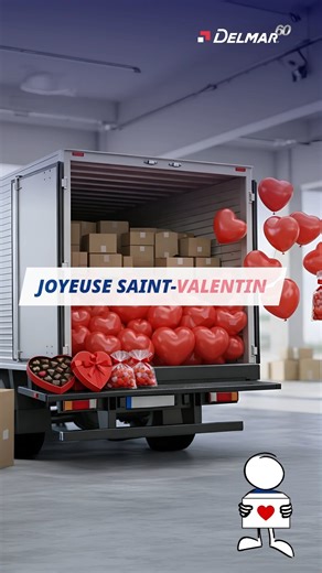 Les roses sont rouges, les violettes sont bleues, la saison de la Saint-Valentin nous rappelle à quel point nous vous apprécions.❤️ Vous êtes-vous déjà demandé comment tous vos cadeaux de la Saint-Valentin — chocolats, friandises et plus encore — arrivent en magasin juste à temps ? Chez Delmar, les partenariats comptent — et nous sommes là pour soutenir votre parcours logistique avec une vaste gamme de solutions de transport, à chaque étape.🚛✈️🚢 Découvrez l’envers de la logistique multimodale 