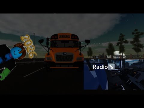 Roblox | School bus simulator STARLINE Bluebird Vision School Bus Radio