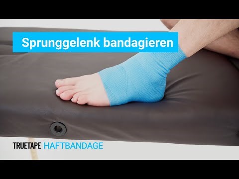 TRUETAPE®: Sprunggelenk bandagieren | Anleitung mit der Haftbandage
