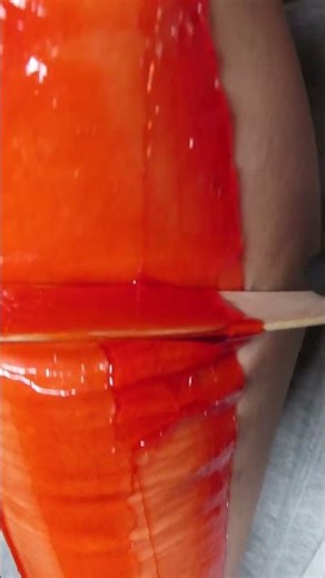 ASMR leg wax
