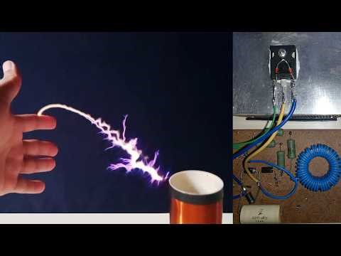 Powerful Homemade Tesla Coil | Tesla Transformer | Single Mosfet SSTC