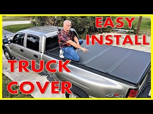 Hard Folding Tonneau / Truck Cover Install Chevy Silverado 3500 Turbo Diesel 4X4