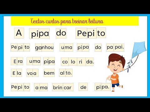 Textos curtos para aprender a ler | Aprendendo a ler em casa/Alfabetização/Ensinando meu filho