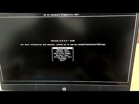 HP PC HARDWARE DIAGNOSTIC UEFI | BIOS 2.0.2.0 #trending #laptop #hp | basic diagnosis tool