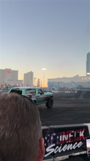 A little more my speed, nice bronco jumping at SEMA. #sema #semashow #trophytruck #offroad #bronco | RLS Racing