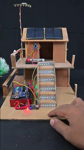 Arduino Solar Powered Step Light | Easy DIY Build #shorts #project #iot