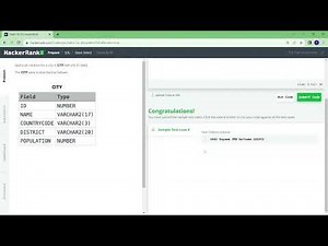 Hackerrank SQL solutions (Select All , Select By ID) - Level Easy