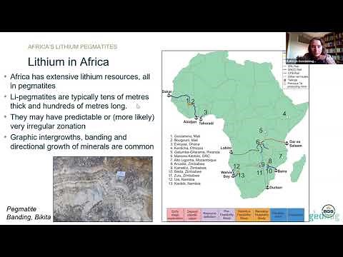 Kathryn Goodenough - BGS - Lithium resources in pegmatites – what’s happening in Africa?