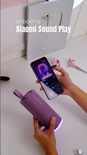 Xiaomi Sound Play PURPLE unboxing