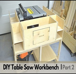 56K views · 396 reactions | DIY Mobile Table Saw Workbench (Dewalt 7491) Part 2 | Woodworking Tools | Facebook