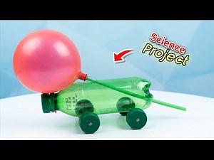 How to Make Amazing Balloon Powered Car - Air Car
