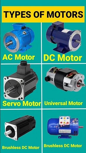 Types OF Motors #types #motor #dcmotor #acmotors #electrical #electrician