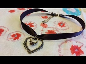 簡単チョーカー💛リボン｜れちぇ