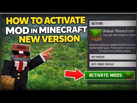 Minecraft me mod activate kaise kare? / How to activate mod in Minecraft new version