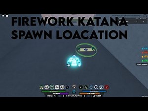 Shindo life│Firework Katana Spawn Location