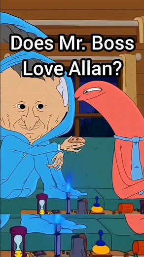 Does Mr. Boss Love Allan? #shorts #smilingfriends