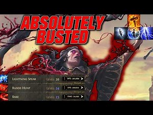 Bleed Blood Mage One shot bosses & maps - Probably best build in Dawn of the Hunt