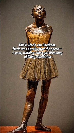 Degas’s Little Dancer | The Sculpture That Shocked Paris | #art#arthistory #history #shorts.