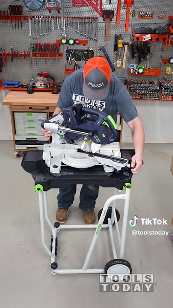 Portable Cordless Miter Saw Setup for Small Workshops & Jobsites
