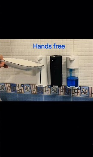 Hands-free soap dispenser is so convenient 👀. https://amzn.to/4s3VL7G