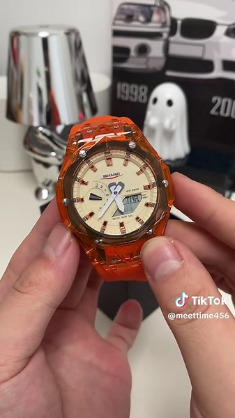 Transparent Waterproof Watch with Advanced Features