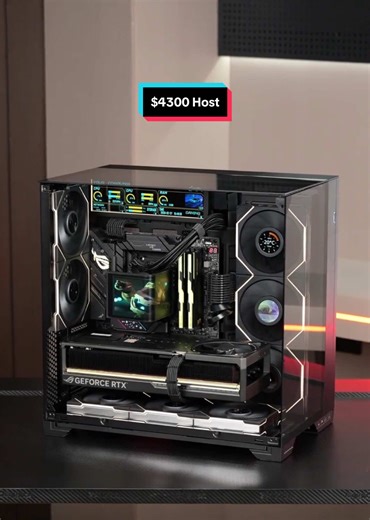 ASMR Immersive PC building——$4300 Host #asmr #computerassembly #manual #fyp