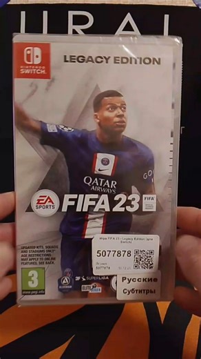 EA Sports FIFA 23 Legacy Edition Nintendo Switch Unboxing