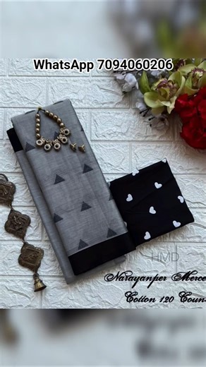 Narayanpet mercerised cotton sarees with running blouse🌷 WhatsApp 7094060206#cottonsarees#handloom