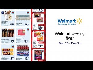 Walmart weekly flyer Dec 25 - Dec 31