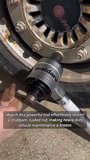Effortless Lug Nut Removal Tool in Action.