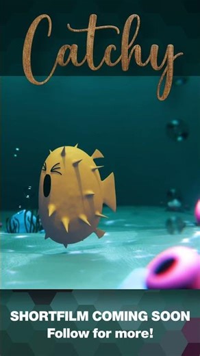 Cute Blowfish Sneeze - From shortfilm "Catchy" 2025