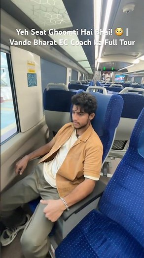Inside India’s Smartest Train 🚄 | Vande Bharat EC Coach Full Experience😍