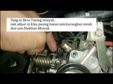 Carburetor Kancil-Kedudukan Skru² Timing