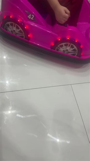 Flybar Racer 6V bumper car Pink#Dual joystick#360 degree spin#flashing LED lights#tiktokmademebuylt#foryou